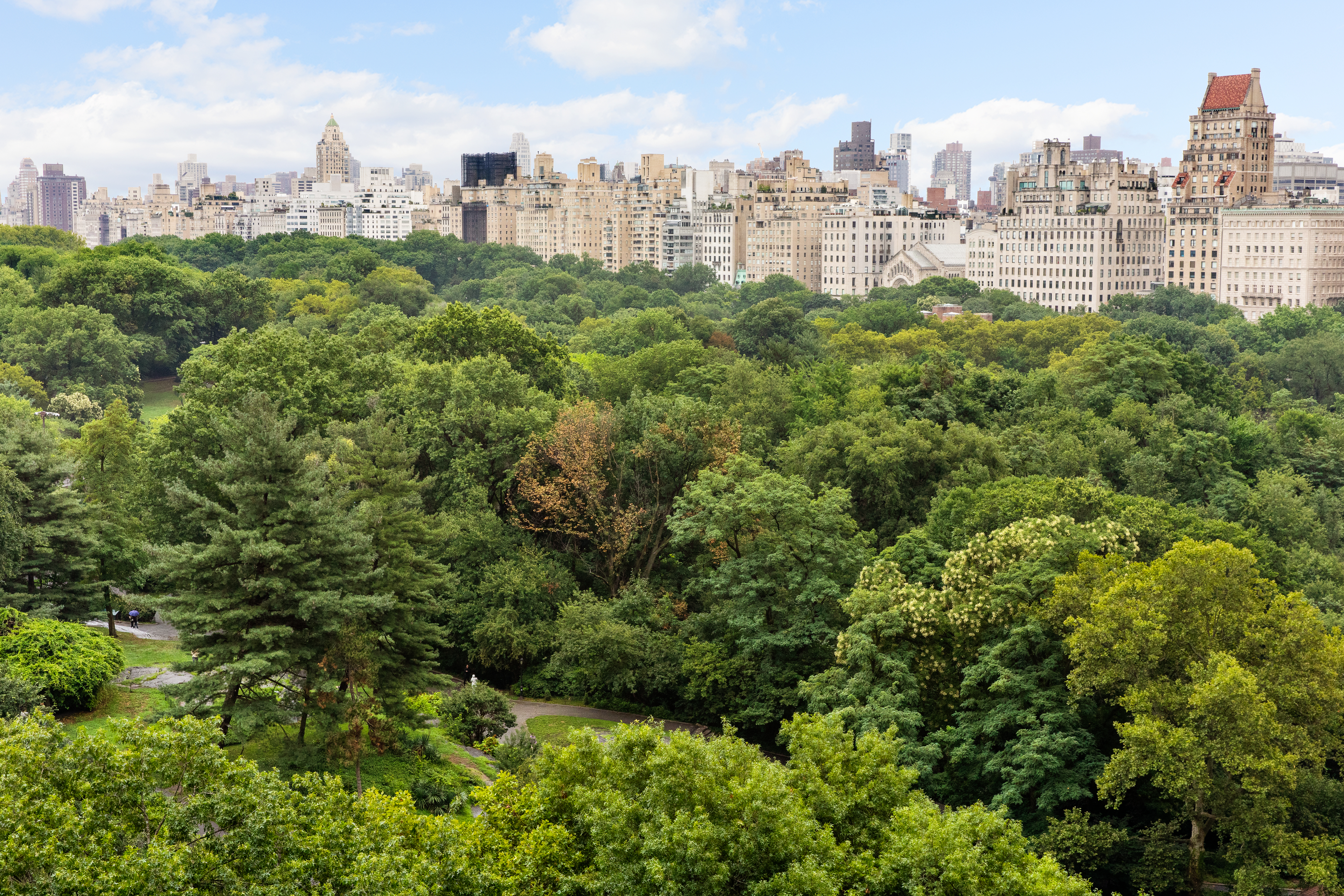 128 Central Park South, Unit 13A Manhattan, NY 10019 - Photo 9 of 10 a view of a city with tall buildings
