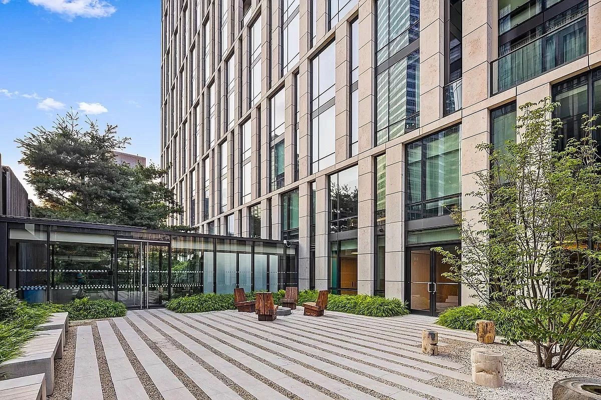 a view of a building with many windows