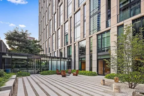 a view of a building with many windows