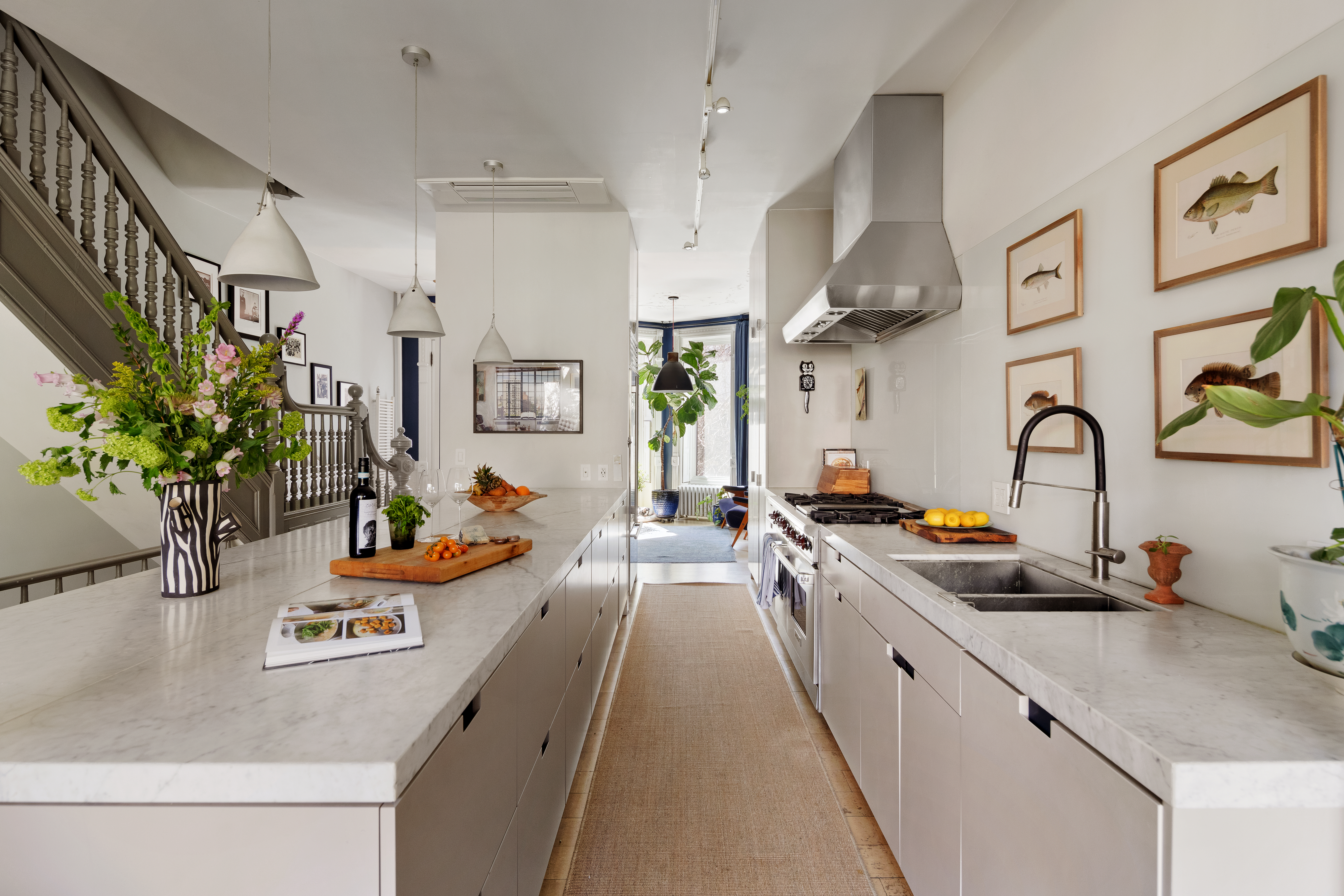 171 Garfield Place Brooklyn, NY 11215 - Photo 2 of 19 a kitchen with stainless steel appliances granite countertop a sink stove and refrigerator
