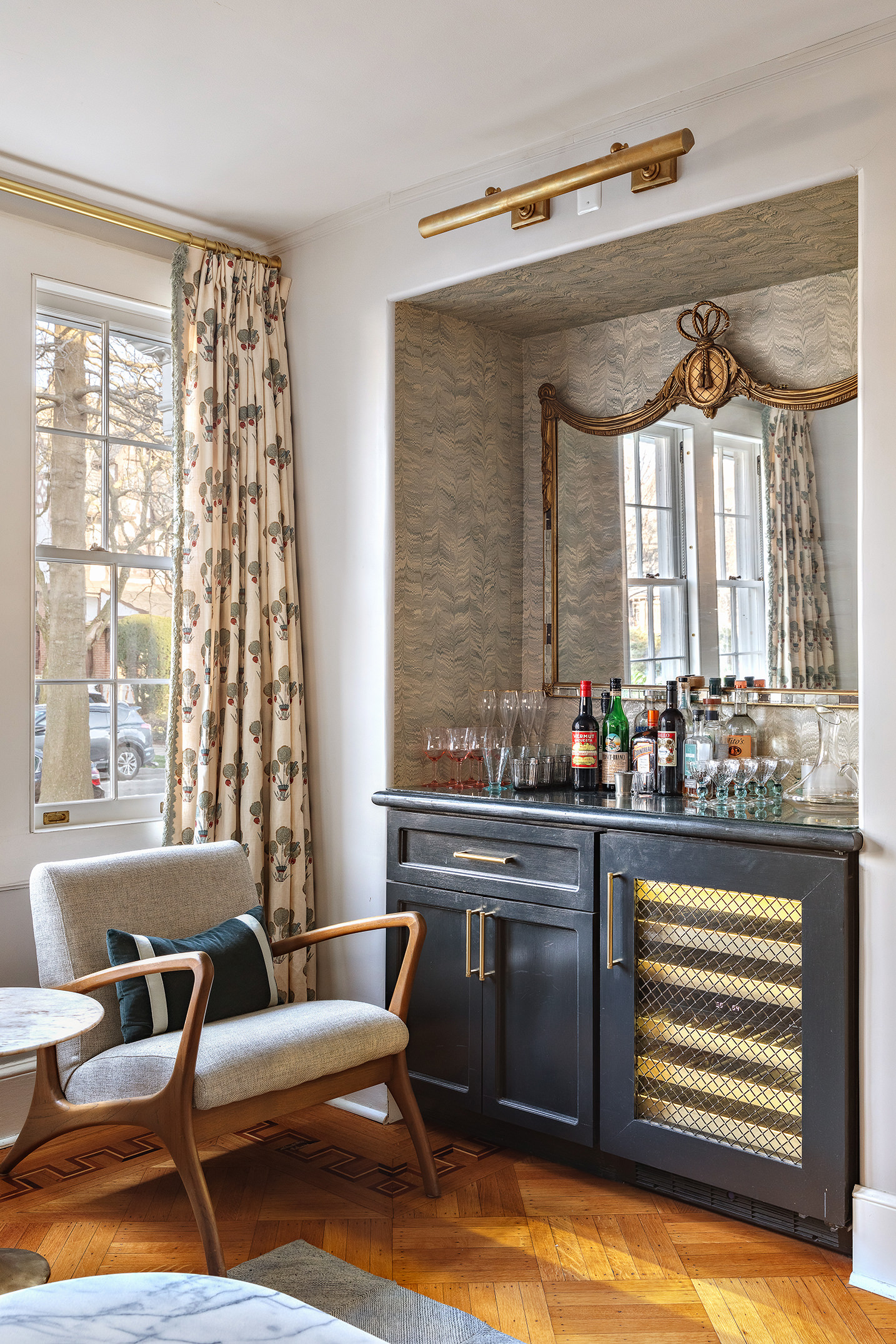 162 Argyle Road Brooklyn, NY 11218 - Photo 5 of 25 a living room with furniture and a fireplace