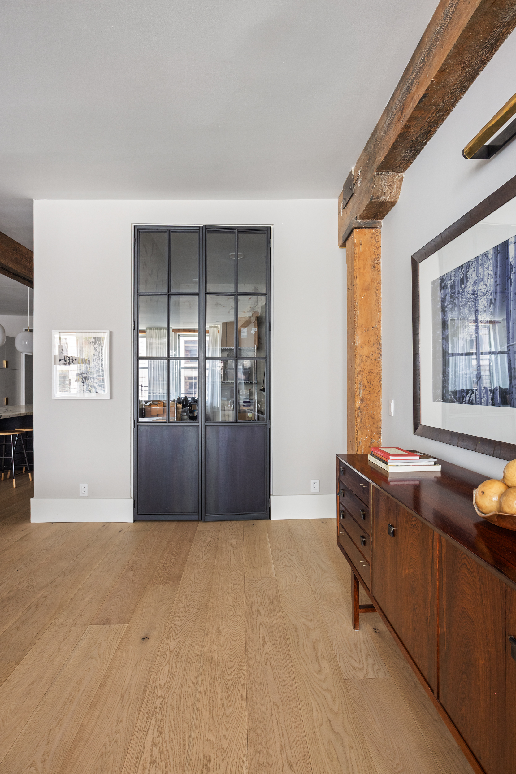 622 Greenwich Street, Unit 4B Manhattan, NY 10014 - Photo 13 of 27 a living room with furniture and window