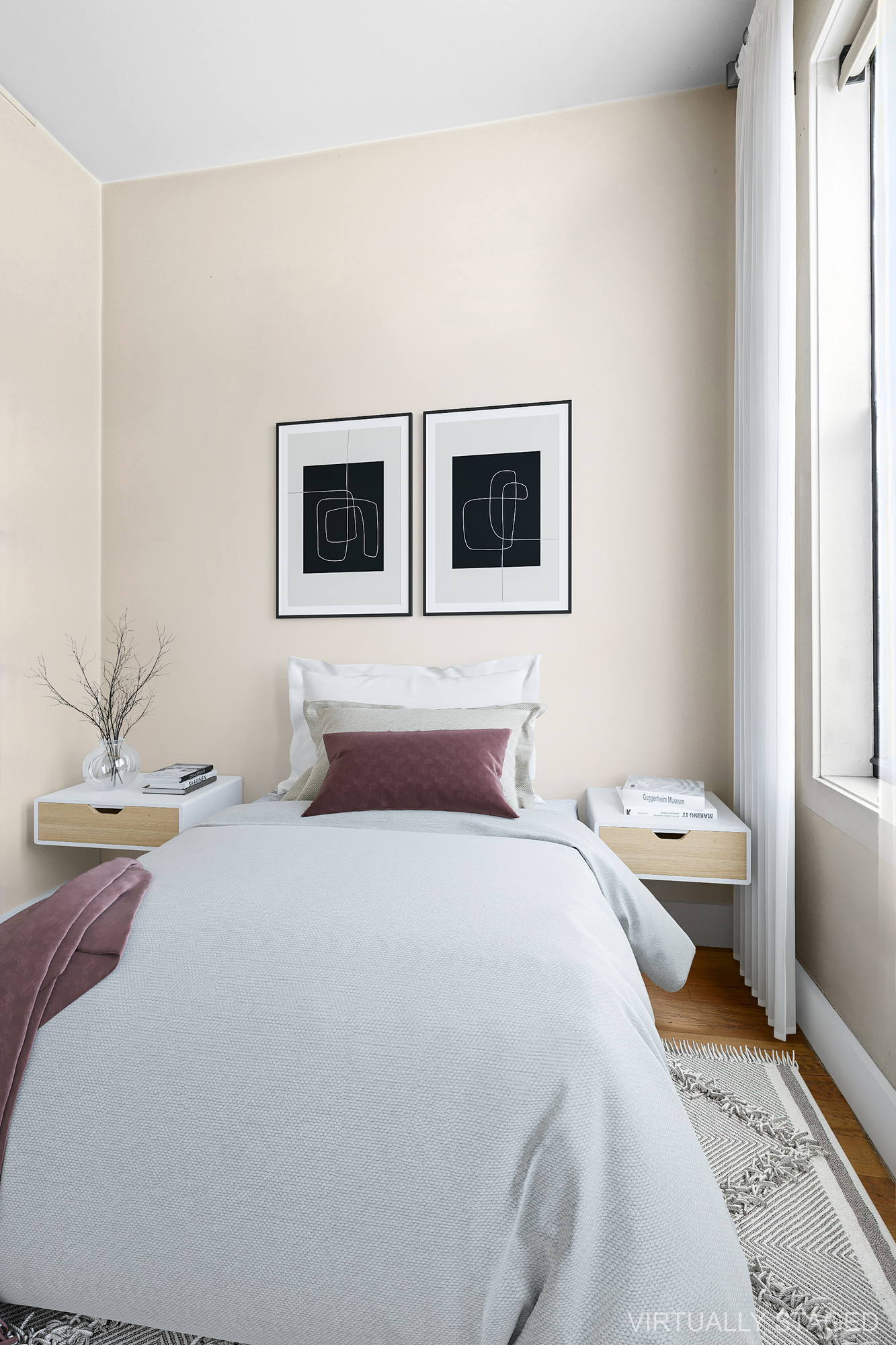 1273 Bushwick Avenue, Unit 2 Brooklyn, NY 11207 - Photo 7 of 9 a bedroom with a bed and a window