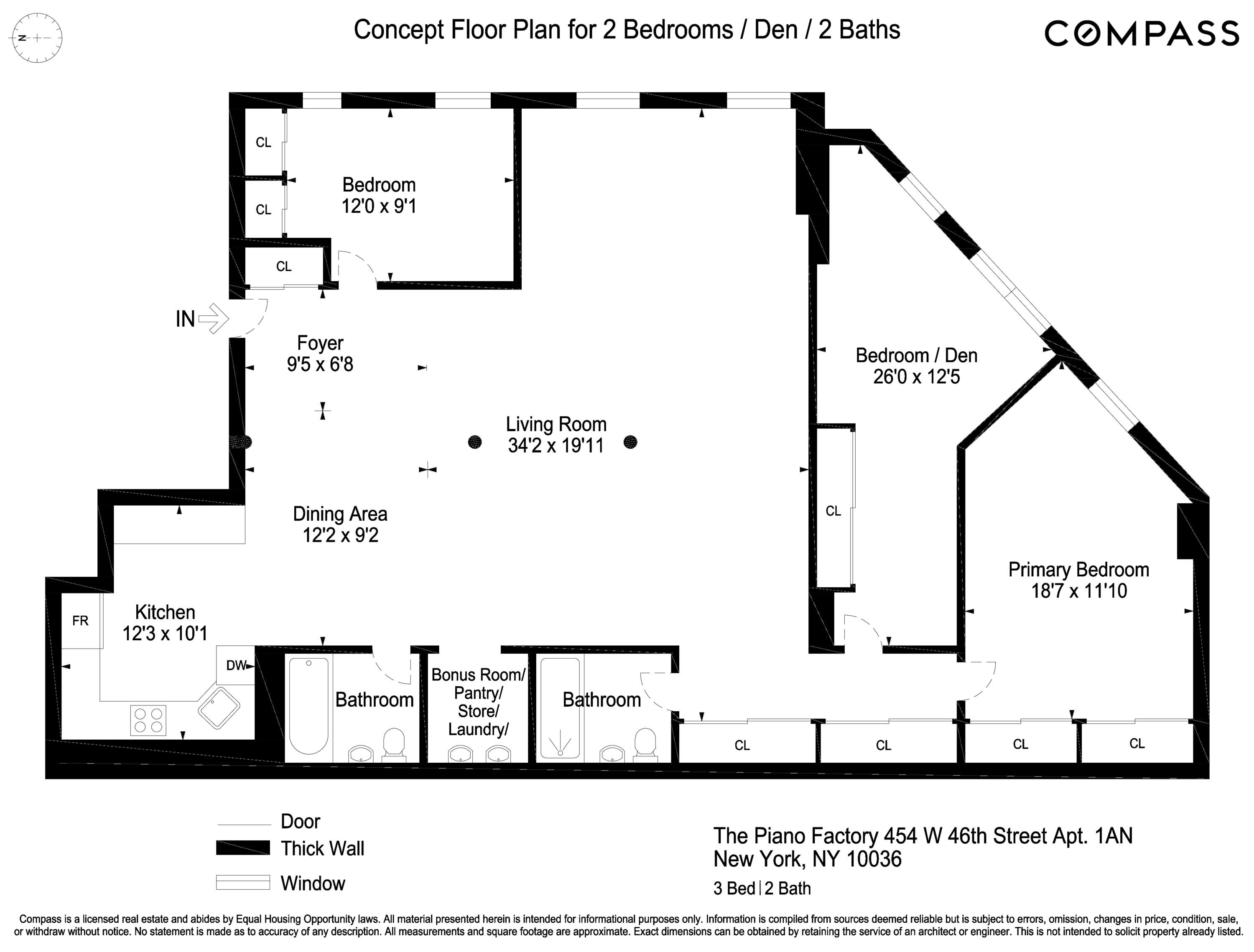 454 West 46th Street, Unit 1AN Manhattan, NY 10036 - Photo 15 of 17