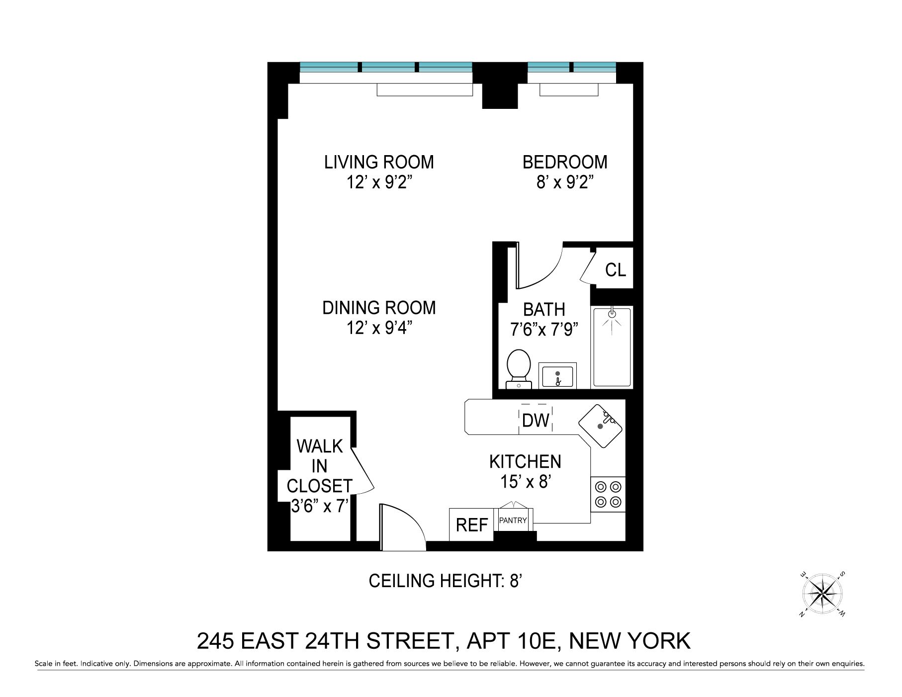 245 East 24th Street, Unit 10E Manhattan, NY 10010 - Photo 10 of 10 Gallery Image 10
