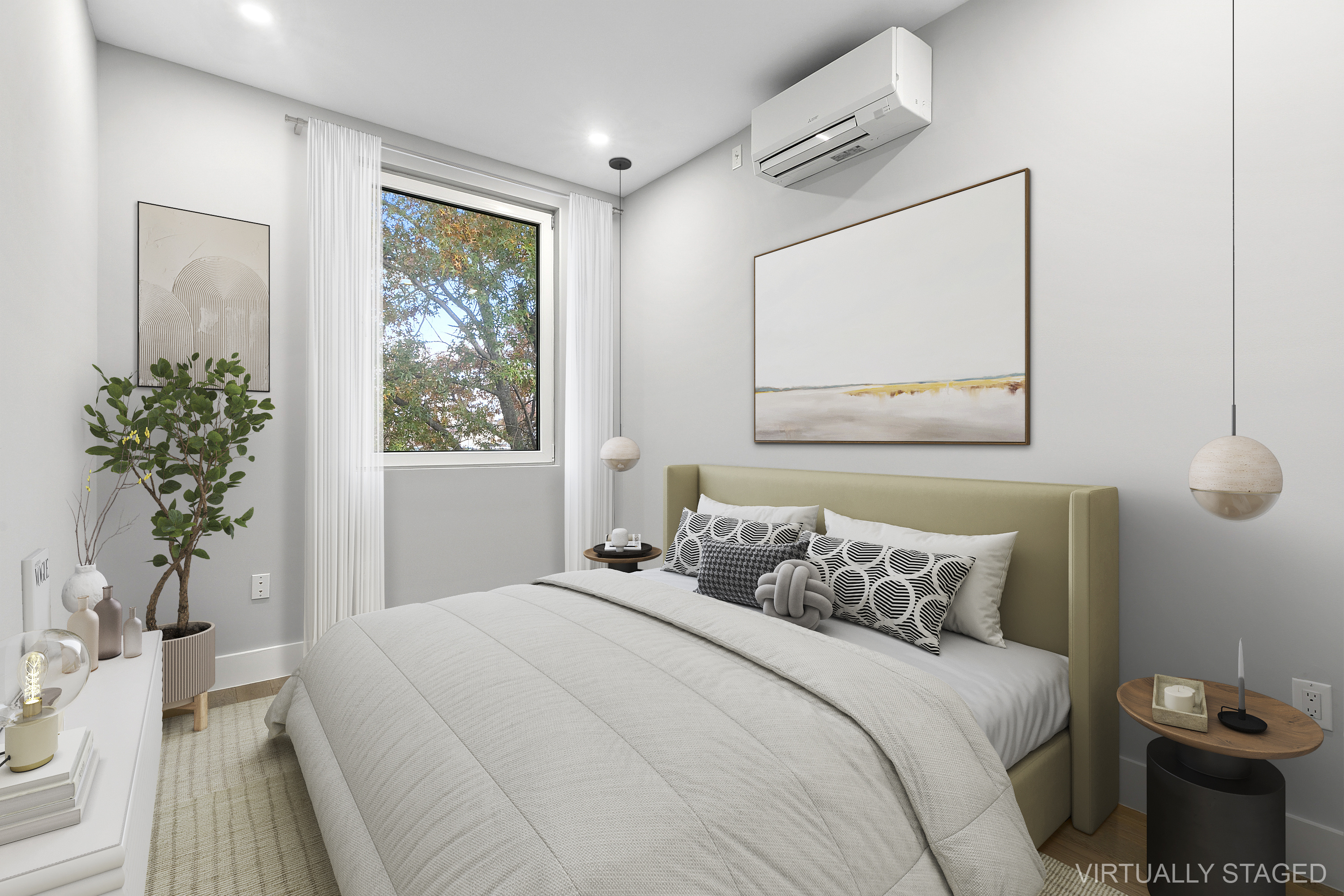 434 Throop Avenue, Unit 2 Brooklyn, NY 11221 - Photo 12 of 20 a bedroom with a bed and a window