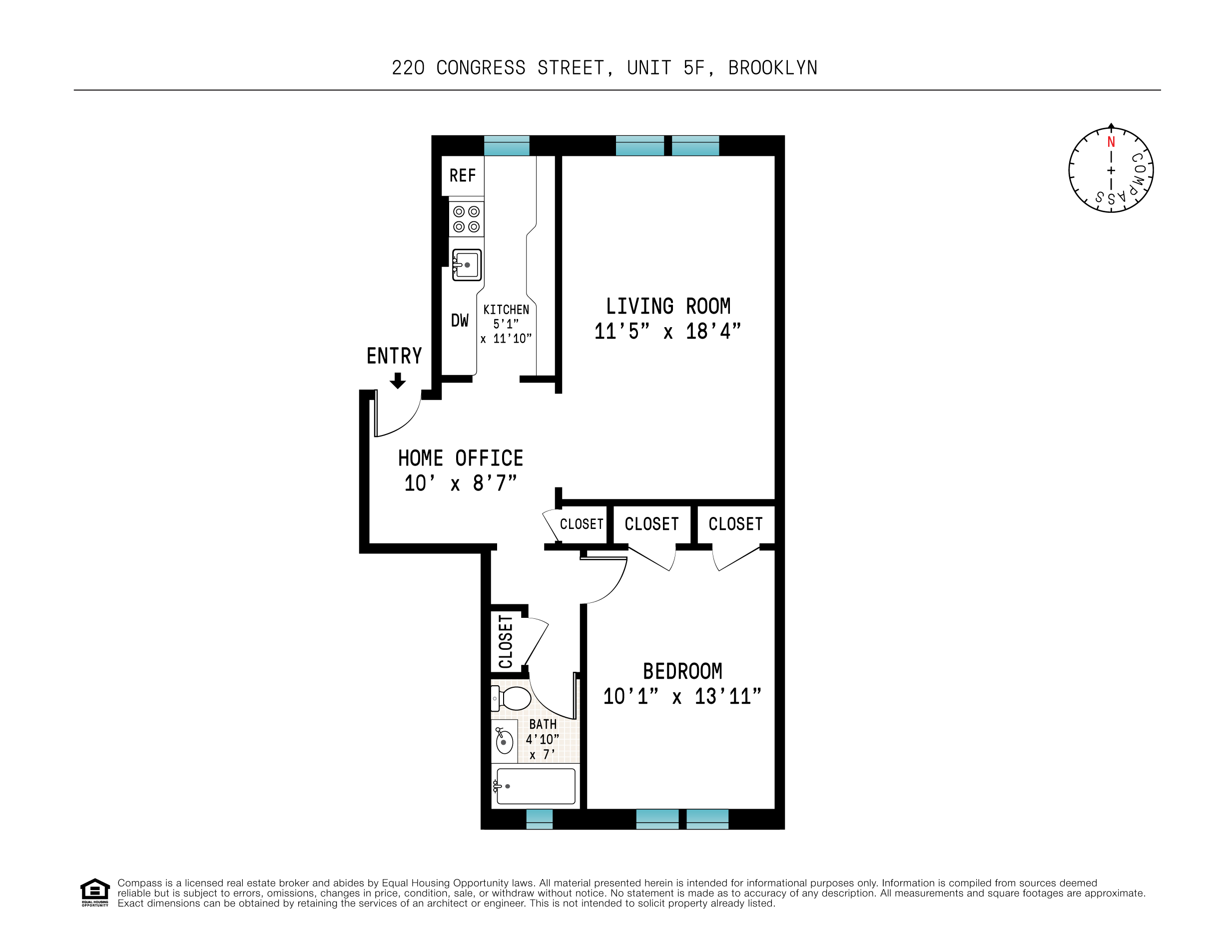 220 Congress Street, Unit 5F Brooklyn, NY 11201 - Photo 9 of 9