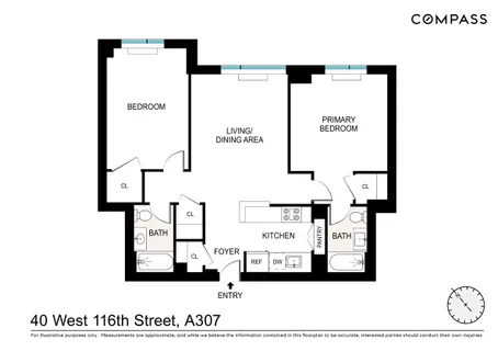 $899,000 | 40 West 116th Street, Unit A307 | Harlem
