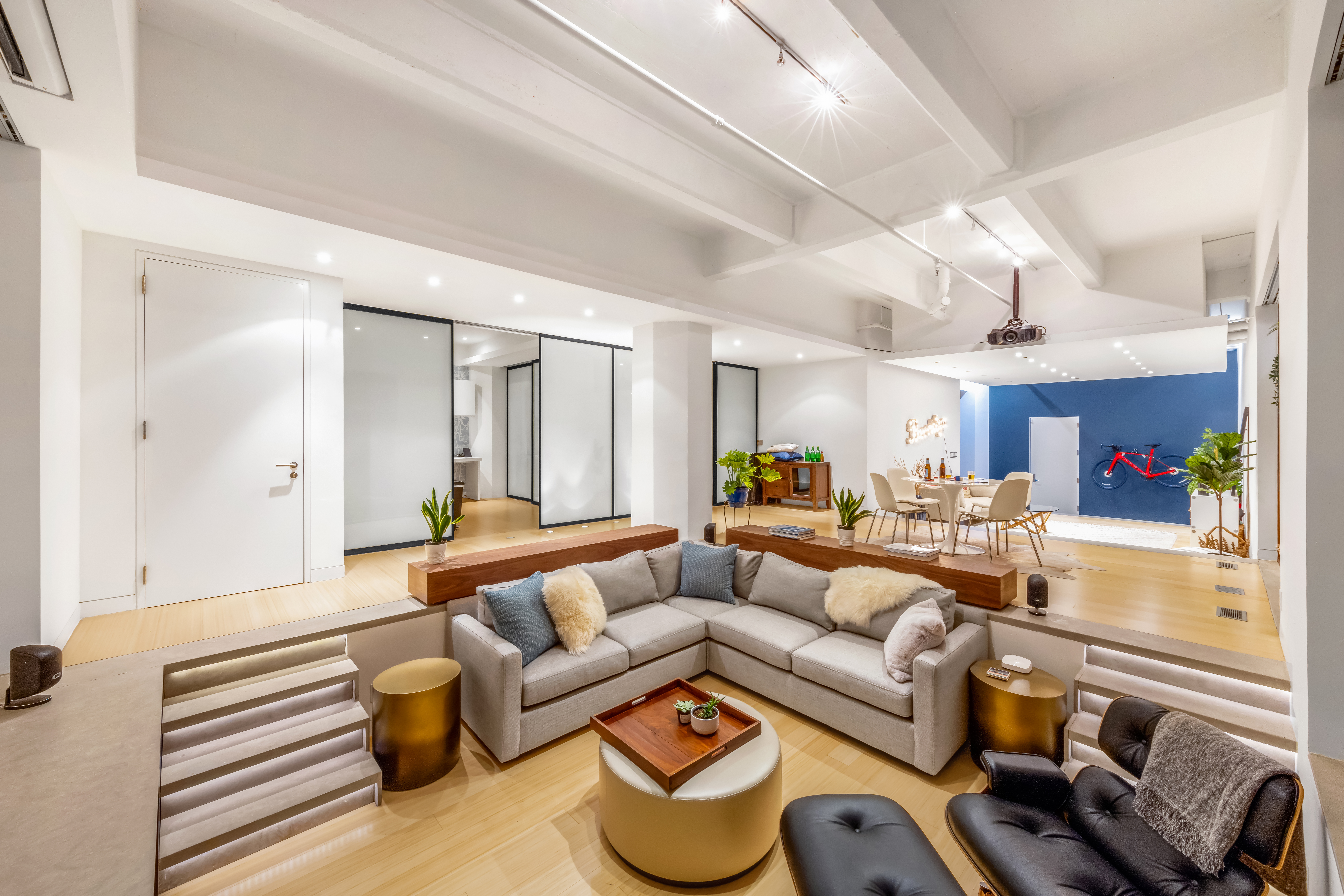 70 Washington Street, Unit 2K Brooklyn, NY 11201 - Photo 11 of 18 a living room with furniture and a large window