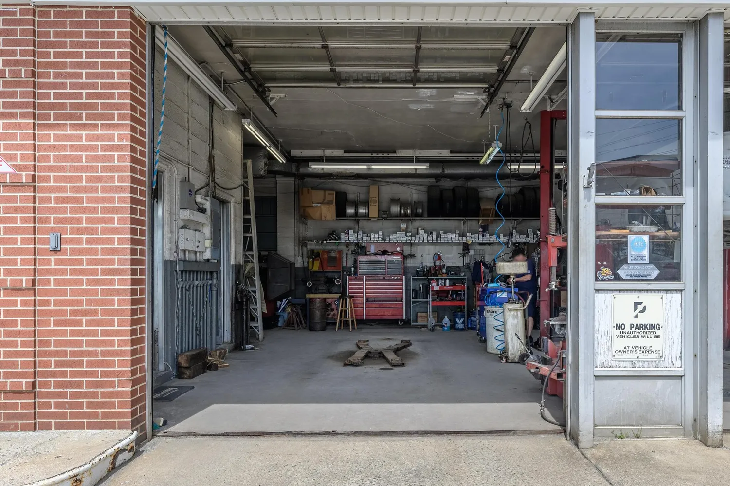a view of storage and utility room