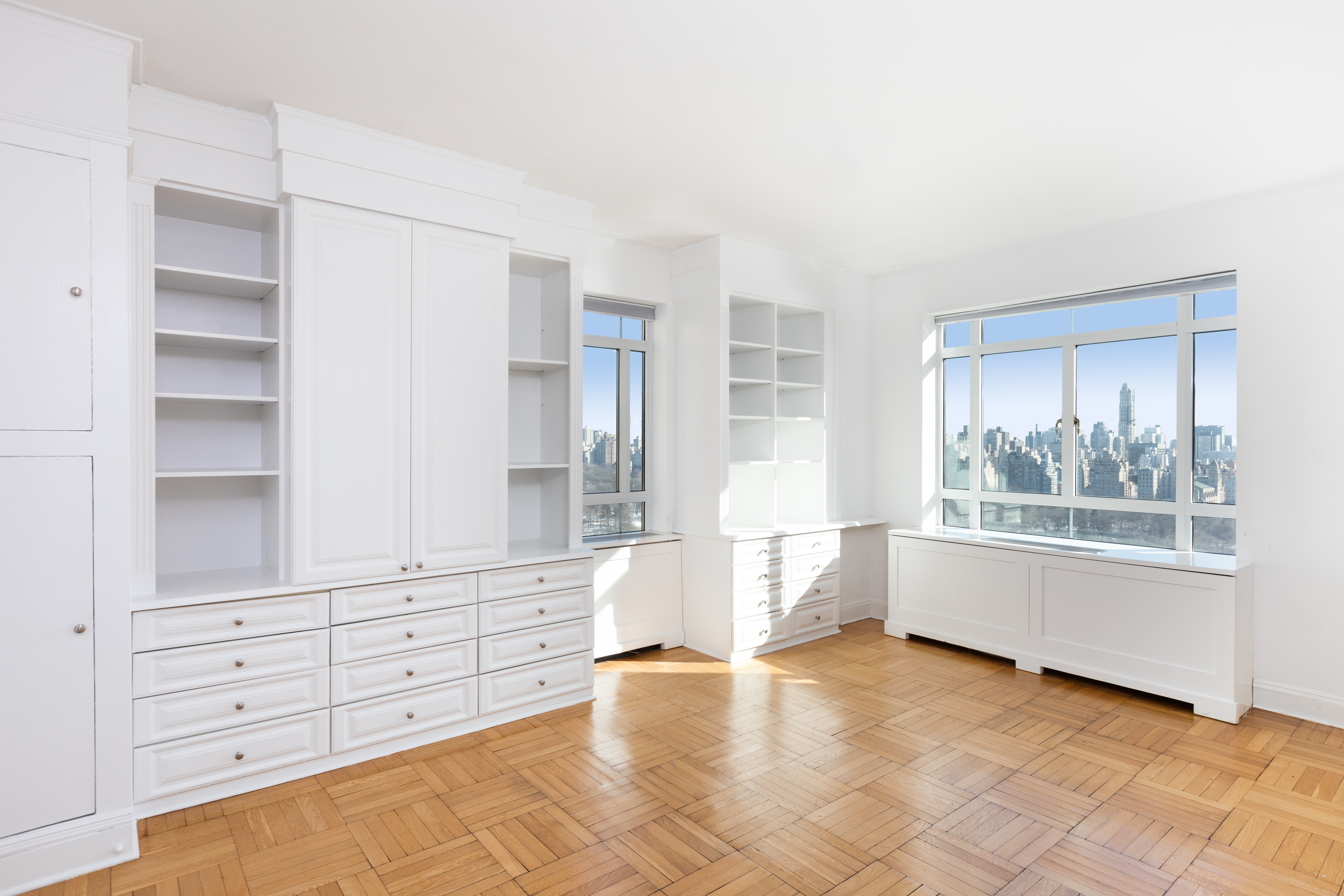 25 Central Park West, Unit 25K Manhattan, NY 10023 - Photo 4 of 14 a view of an empty room with a window