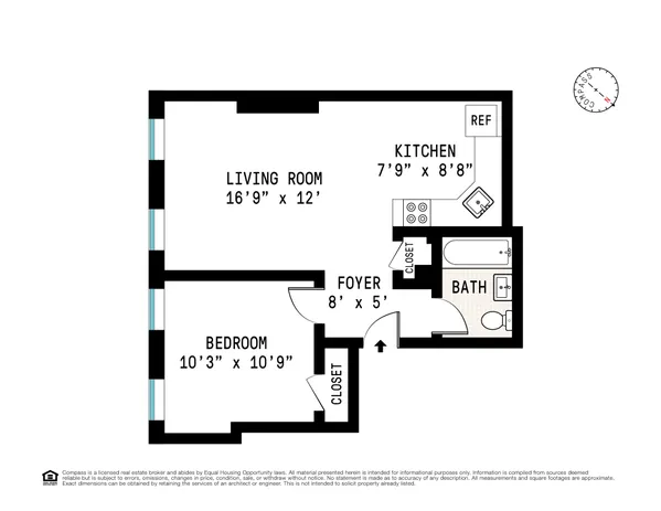 $3,400 | 480 10th Avenue, Unit 3RS | Hudson Yards