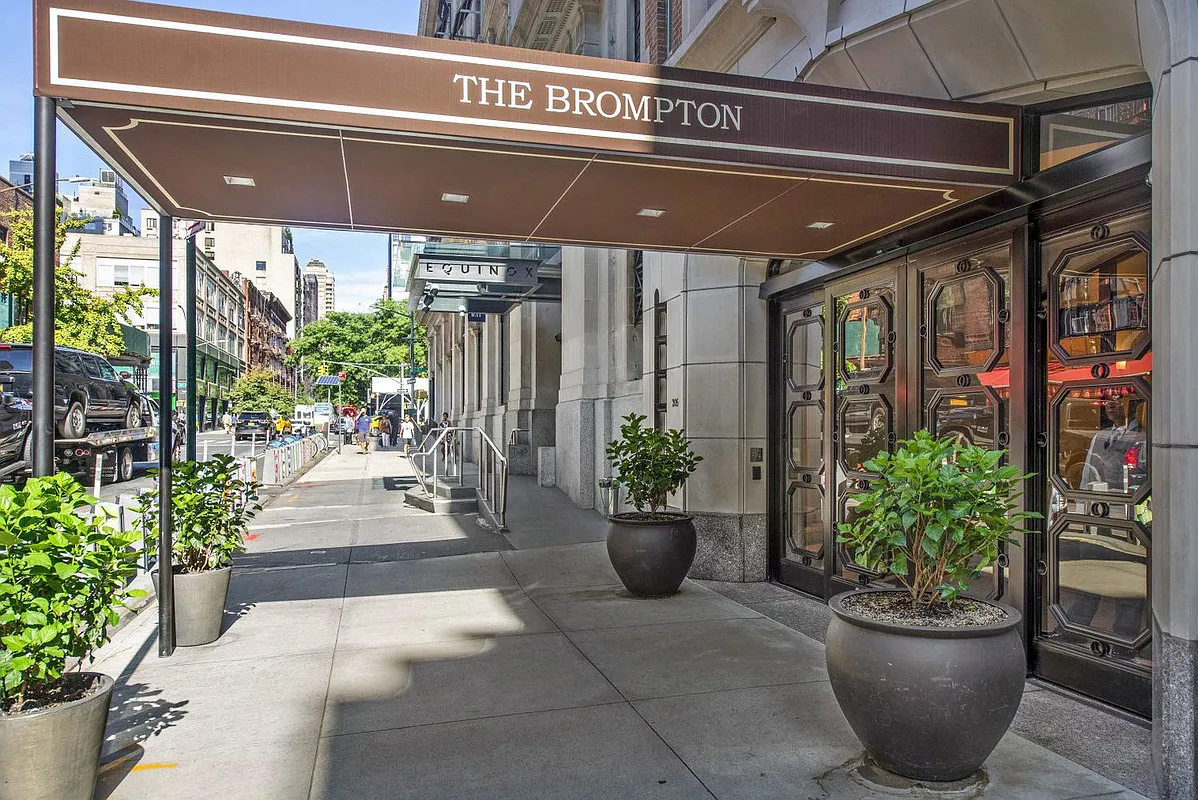 205 East 85th Street, Unit 16H Manhattan, NY 10028 - Photo 13 of 14 a view of a patio with potted plants and plants