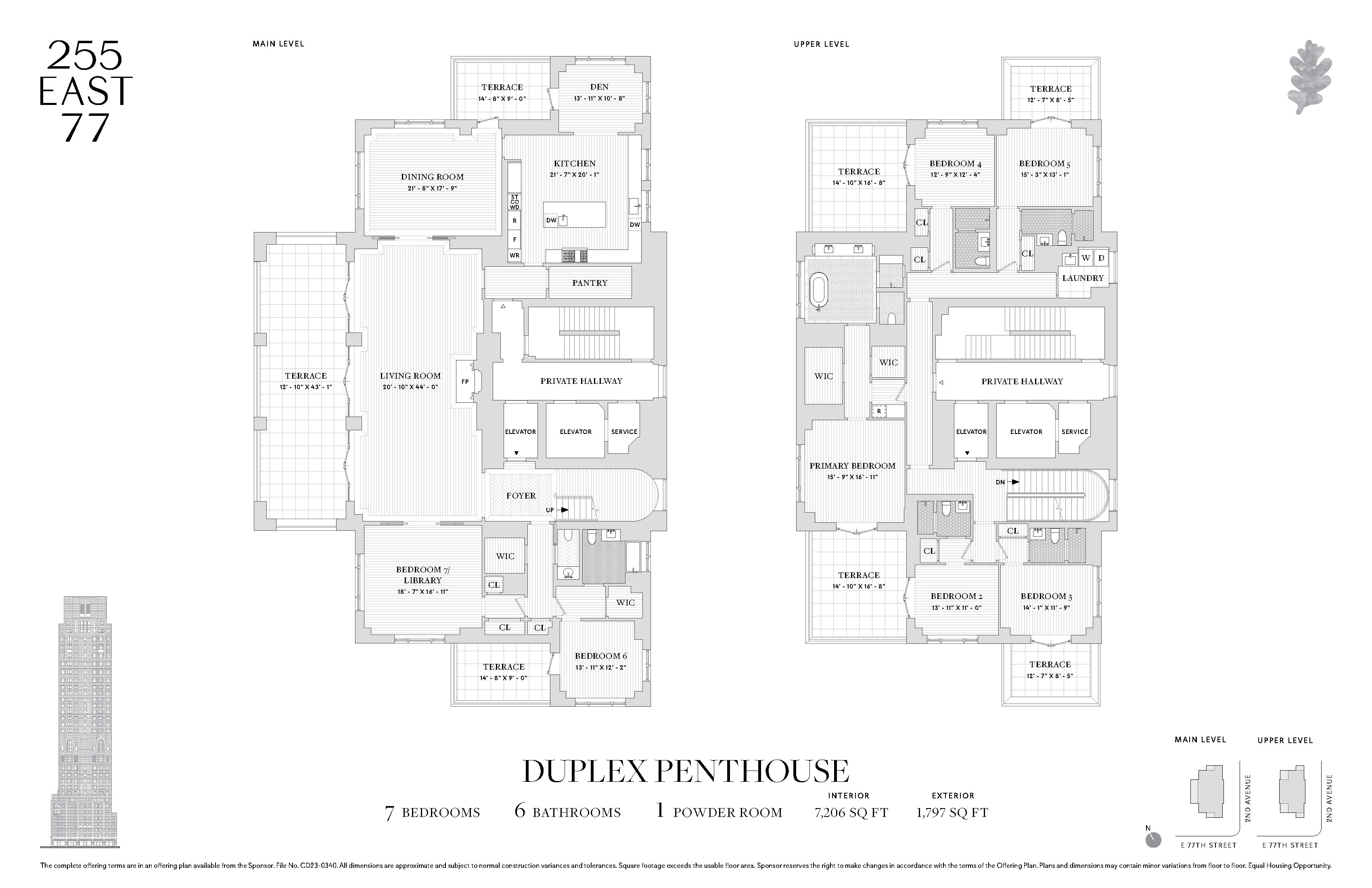 255 East 77th Street PHDUPLEX Upper East Side New York NY 10075