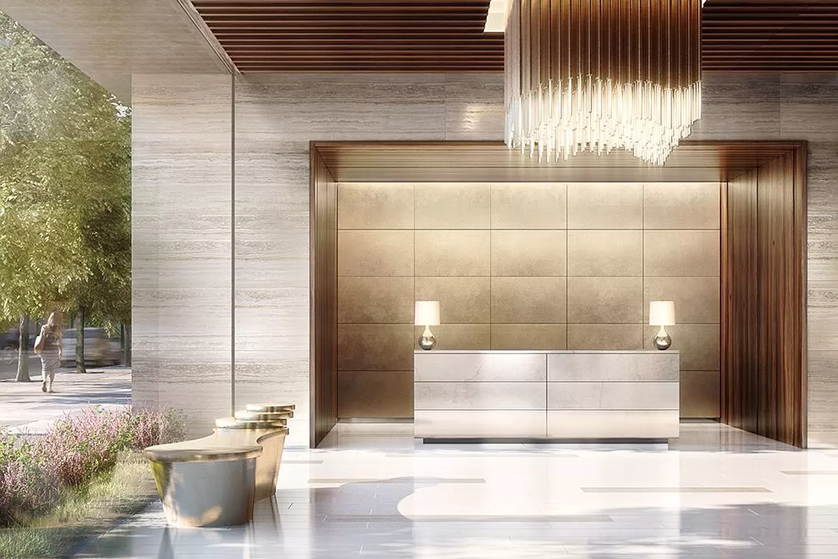 1 West End Avenue, Unit 10A Manhattan, NY 10023 - Photo 29 of 38 a bathroom with a sink and a shower