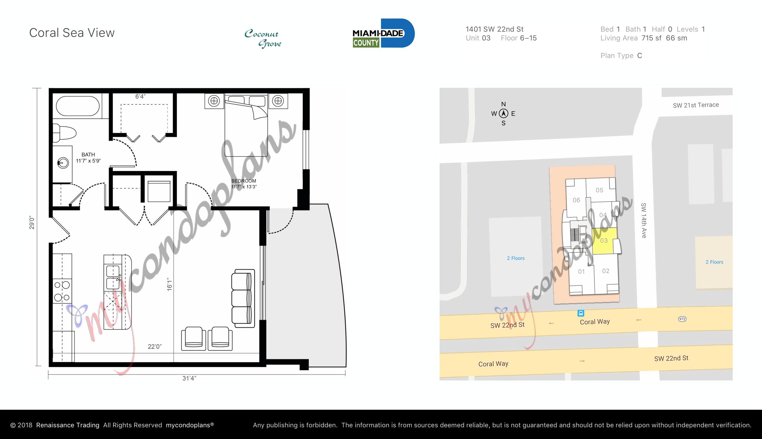 1401 Southwest 22nd Street, Unit 1503 Miami, FL 33145 - Photo 23 of 23