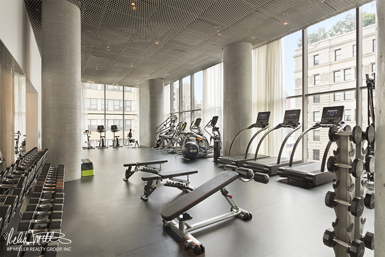 56 Leonard Street, Unit 14BEAST Manhattan, NY 10013 - Photo 30 of 35 a view of a room with gym equipment