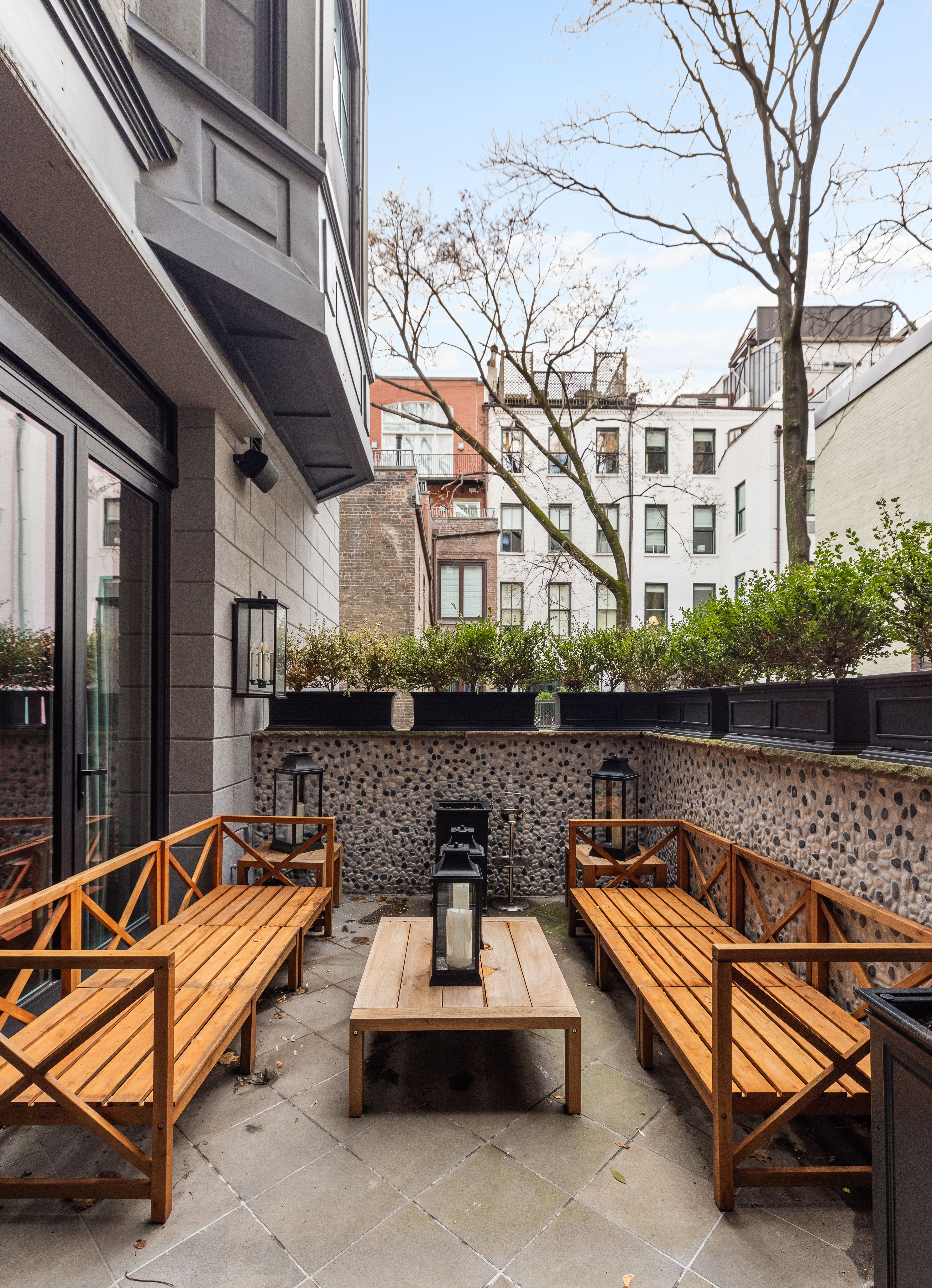 127 East 64th Street, Unit 1/2 Manhattan, NY 10065 - Photo 13 of 15 a view of swimming pool with outdoor seating and outdoor seating