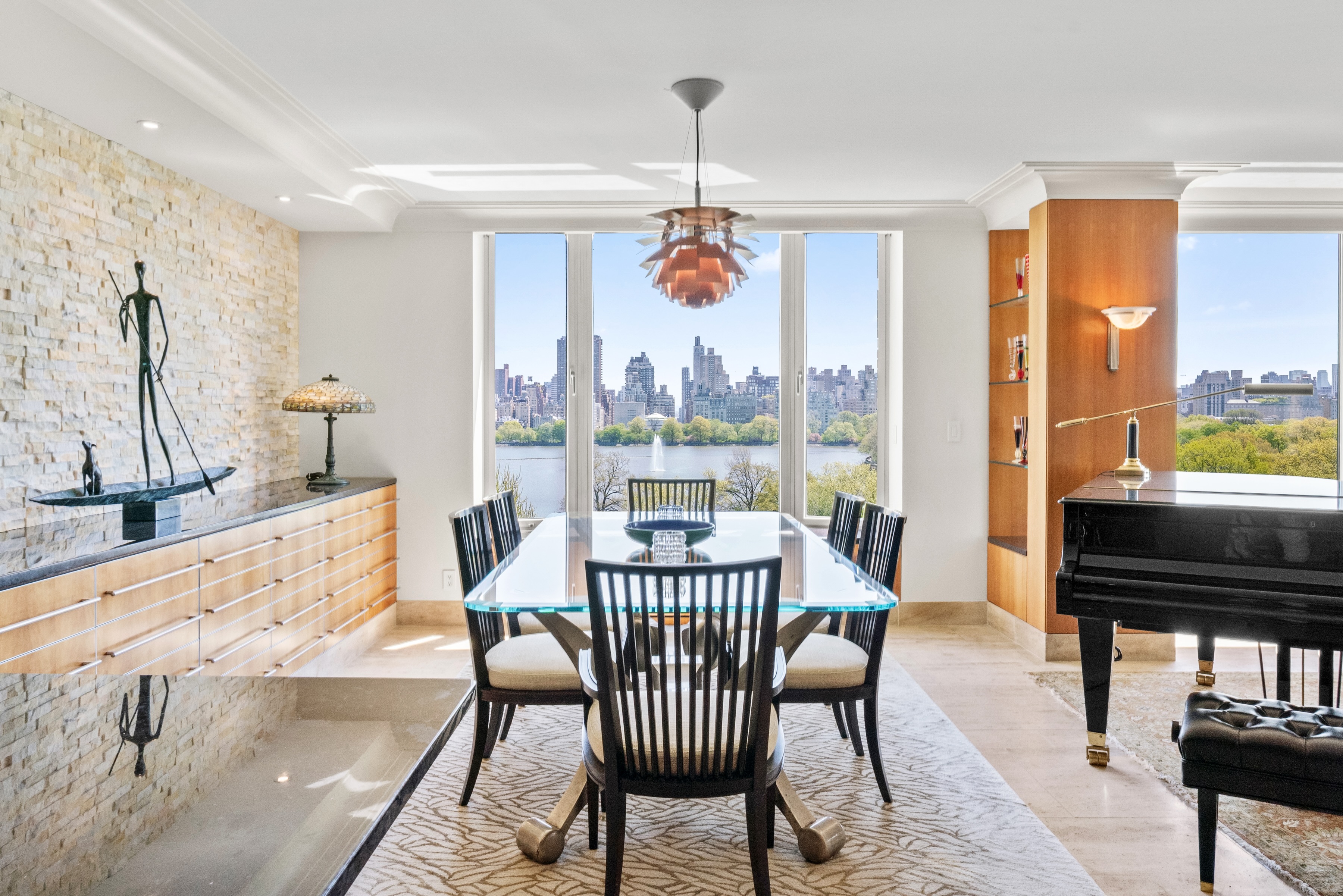 279 Central Park West, Unit 11B Manhattan, NY 10024 - Photo 5 of 24 a view of a dining room with furniture window and outside view