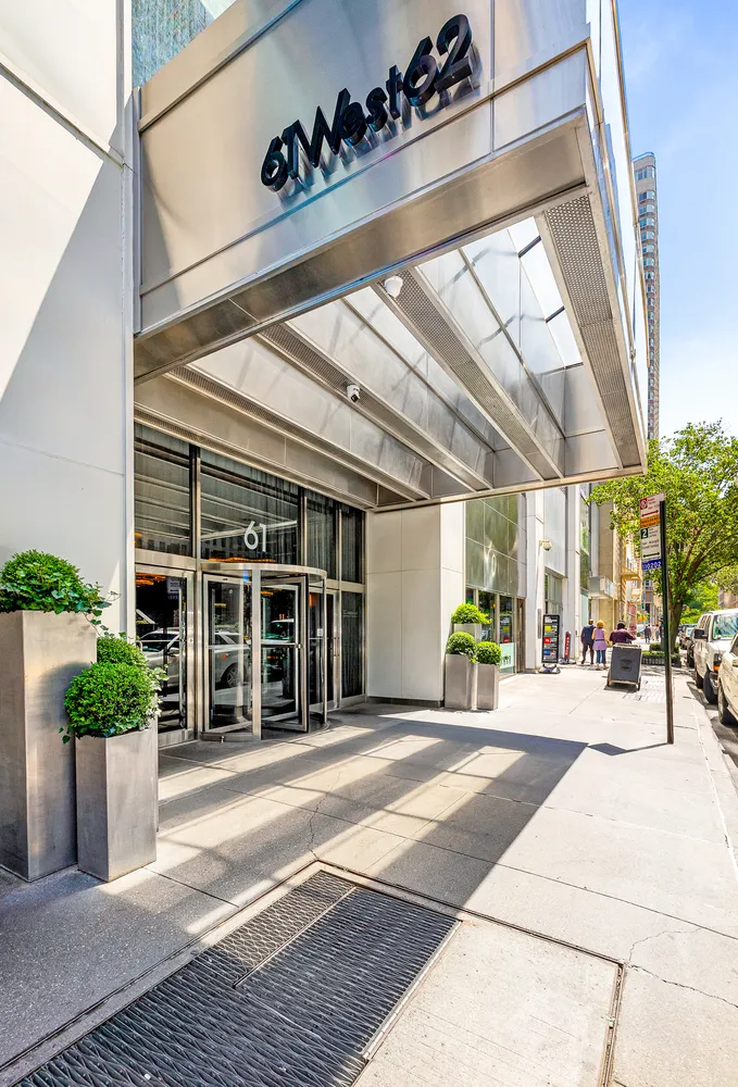 a view of a porch with seating space