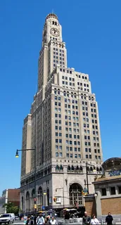 a front view of a building