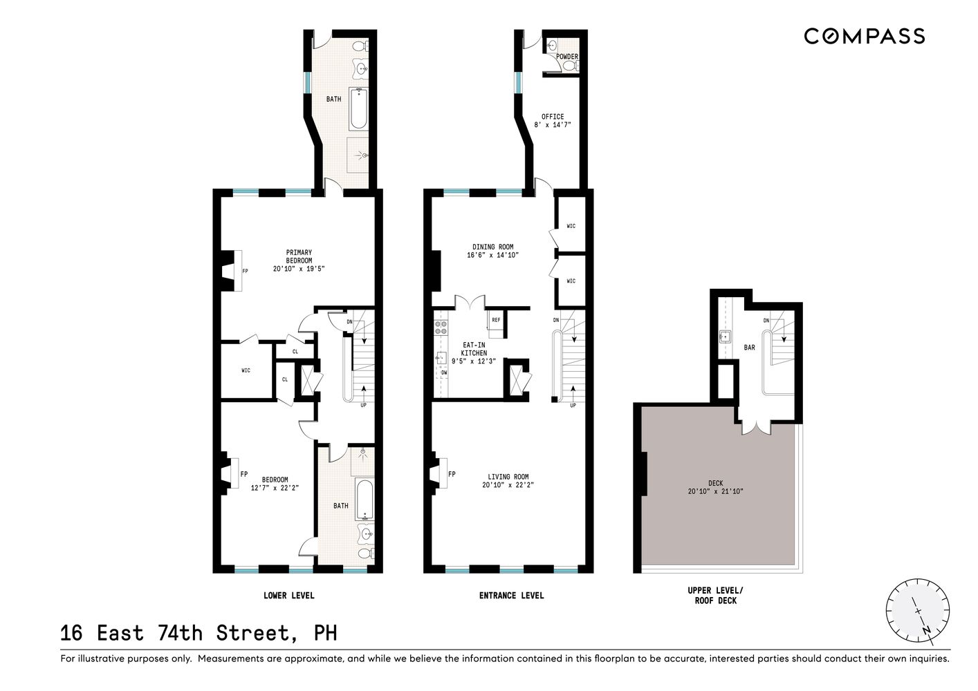 16 East 74th Street, Unit 4/5 Manhattan, NY 10021 - Photo 13 of 13 a picture of a floor plan