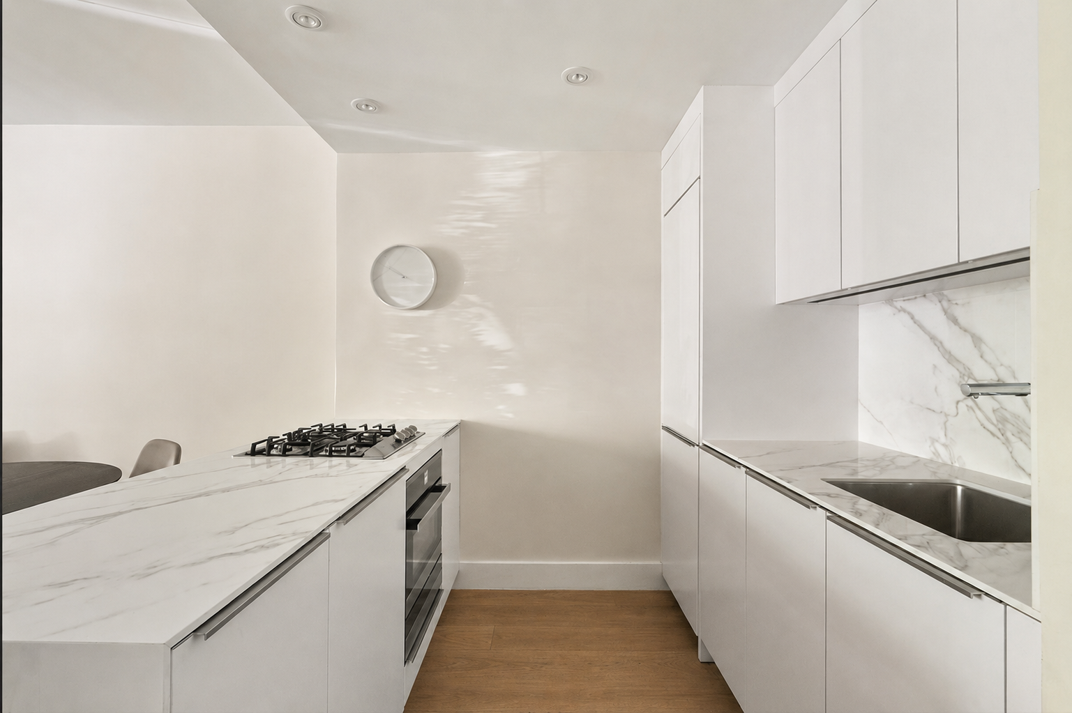 167 Perry Street, Unit 1D/2D Manhattan, NY 10014 - Photo 3 of 13 a utility room with washer and dryer