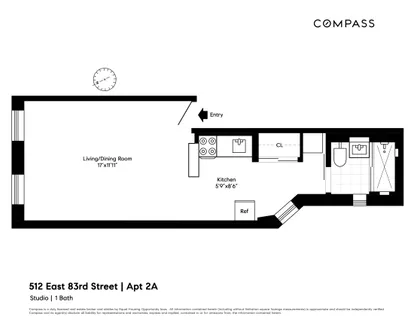 $350,000 | 512 East 83rd Street, Unit 2A | Upper East Side