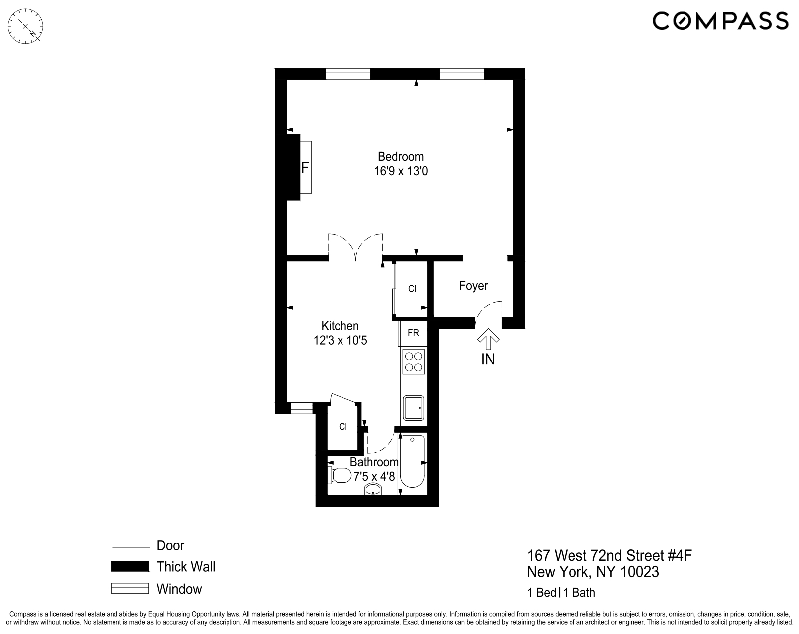 167 West 72nd Street Manhattan, NY 10023 - Photo 22 of 25 a picture of floor with a black and white photo