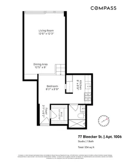 $675,000 | 77 Bleecker Street, Unit 1006W | Greenwich Village