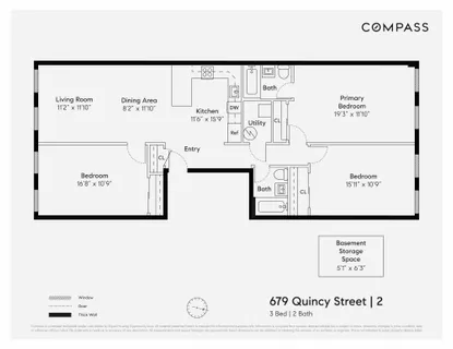 $875,000 | 679 Quincy Street, Unit 2 | Bedford-Stuyvesant