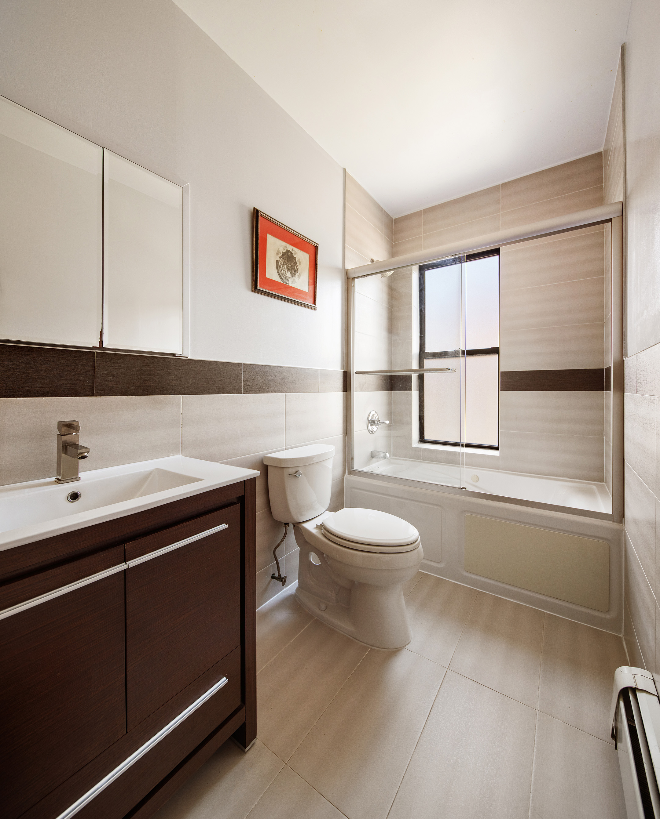 114 Pioneer Street Brooklyn, NY 11231 - Photo 12 of 17 a bathroom with a sink a toilet and tub