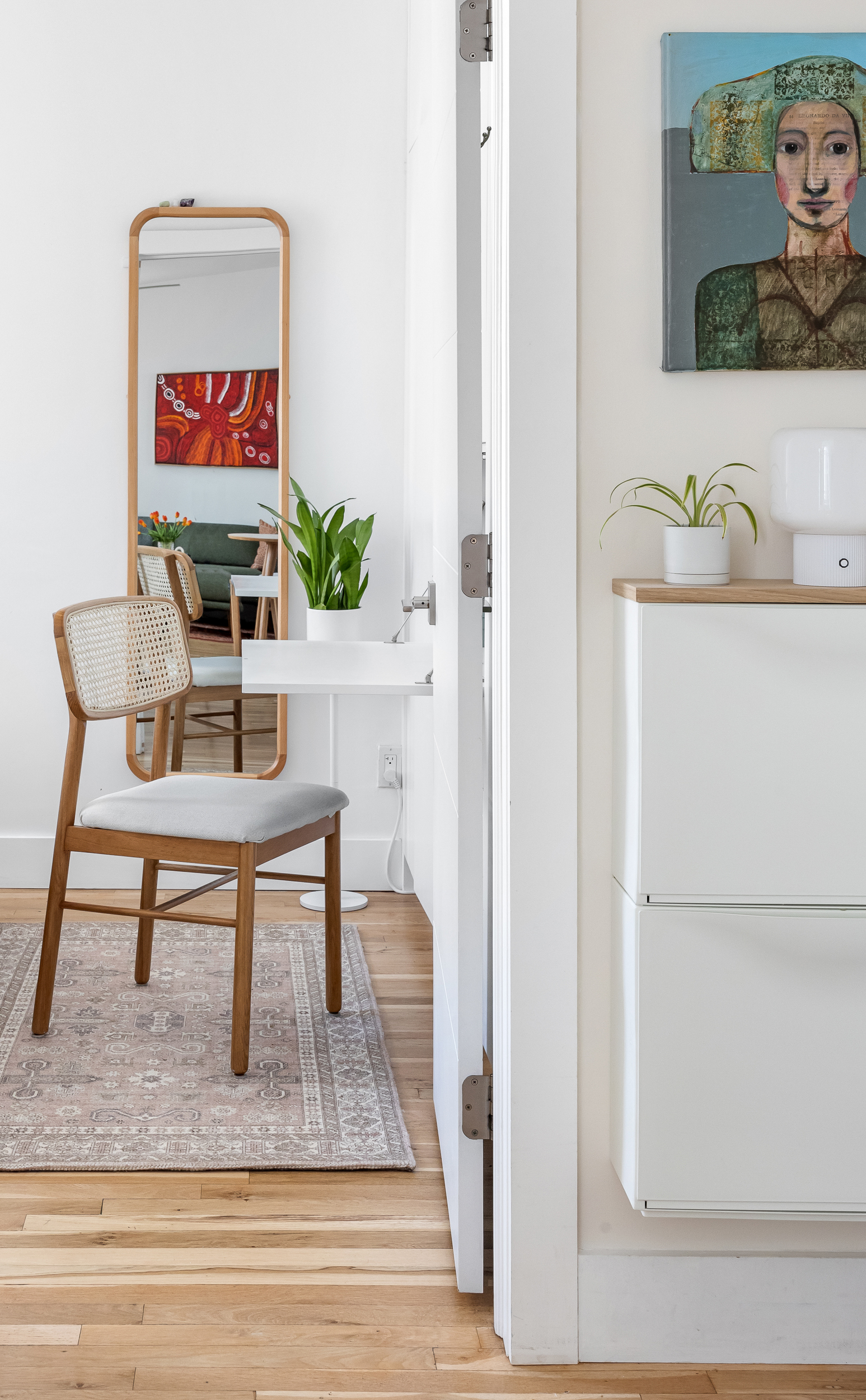 26 Butler Place, Unit 48 Brooklyn, NY 11238 - Photo 8 of 14 a table with a vase and flowers on it