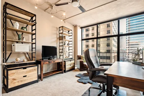 a view of a workspace with a window