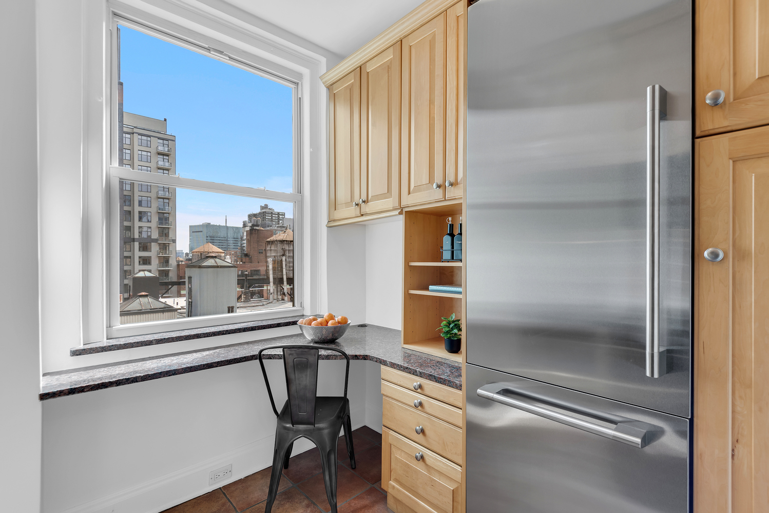 136 East 36th Street, Unit 11F Manhattan, NY 10016 - Photo 3 of 10 a view of a kitchen with furniture and a window