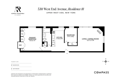 $1,595,000 | 530 West End Avenue, Unit 81 | Upper West Side