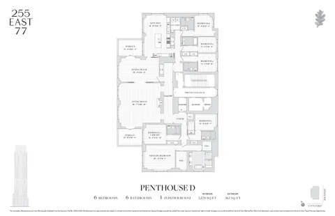 $23,750,000 | 255 East 77th Street, Unit PHD | Upper East Side