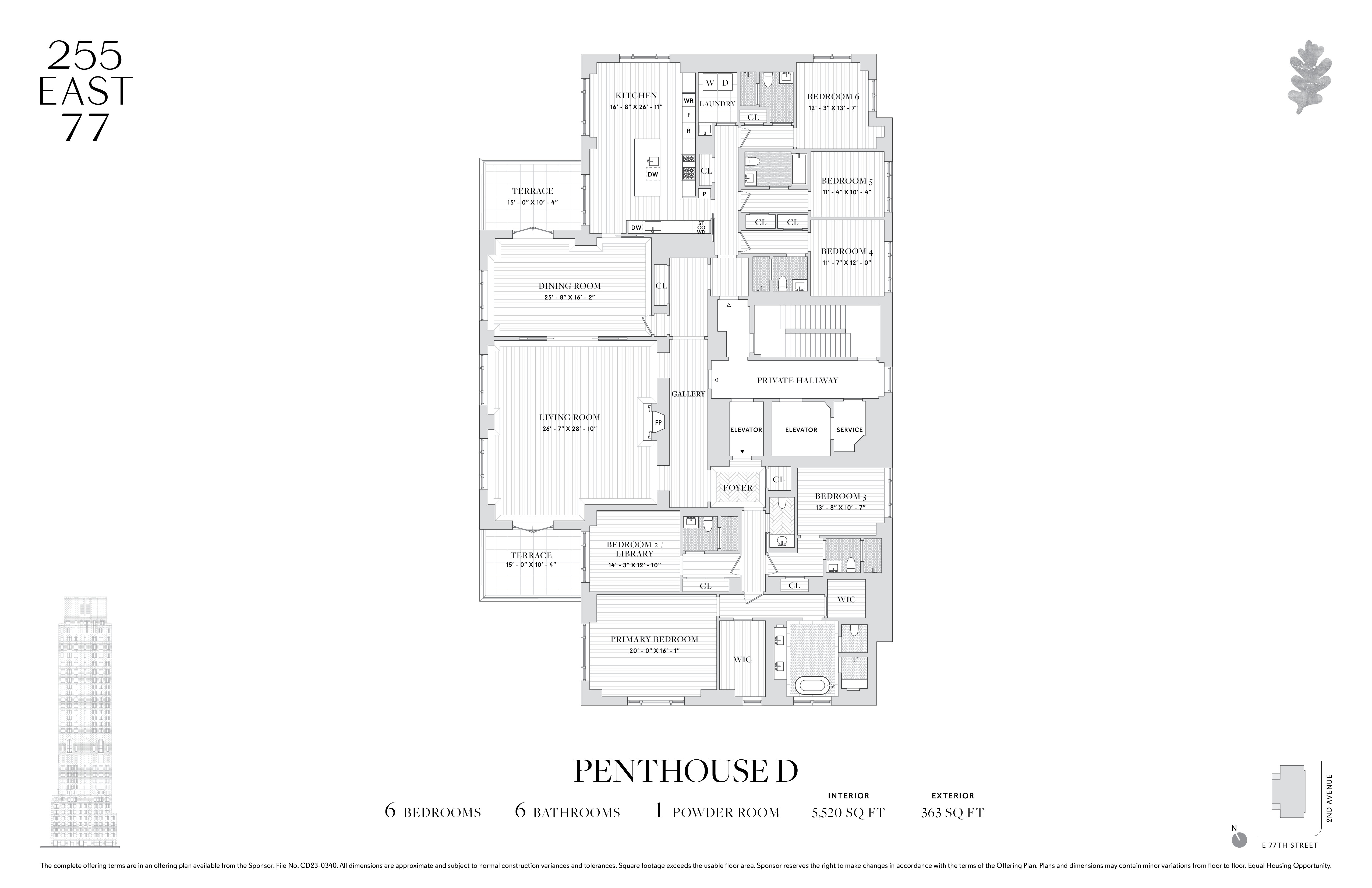 255 East 77th Street PHD Upper East Side New York NY 10075