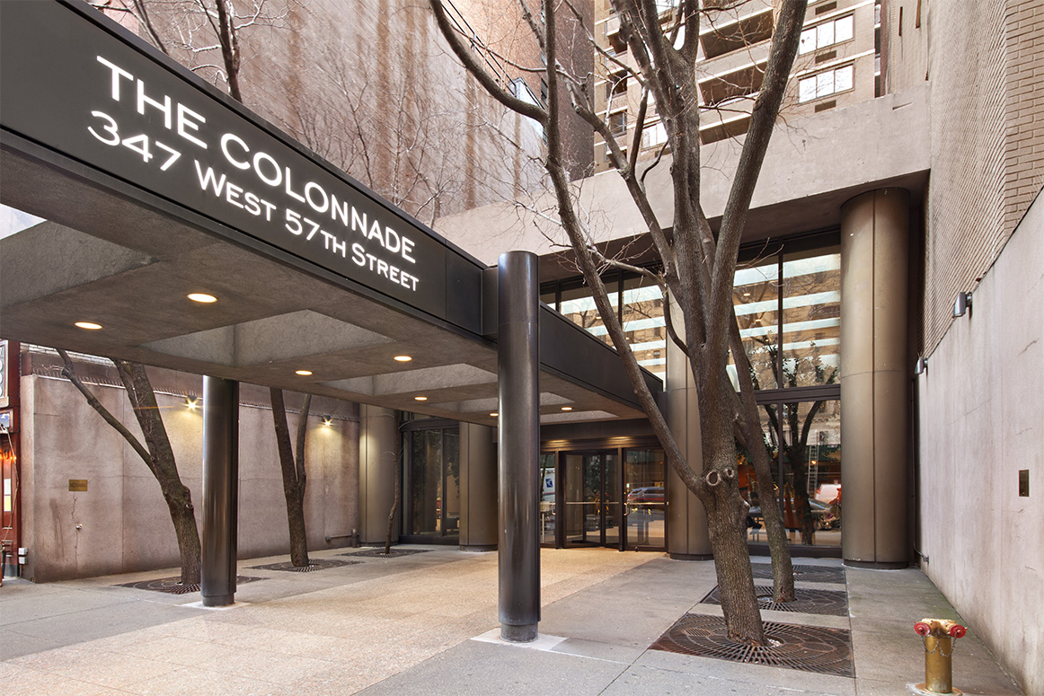 347 West 57th Street, Unit 25AB Manhattan, NY 10019 - Photo 20 of 21 a view of a building with a tree