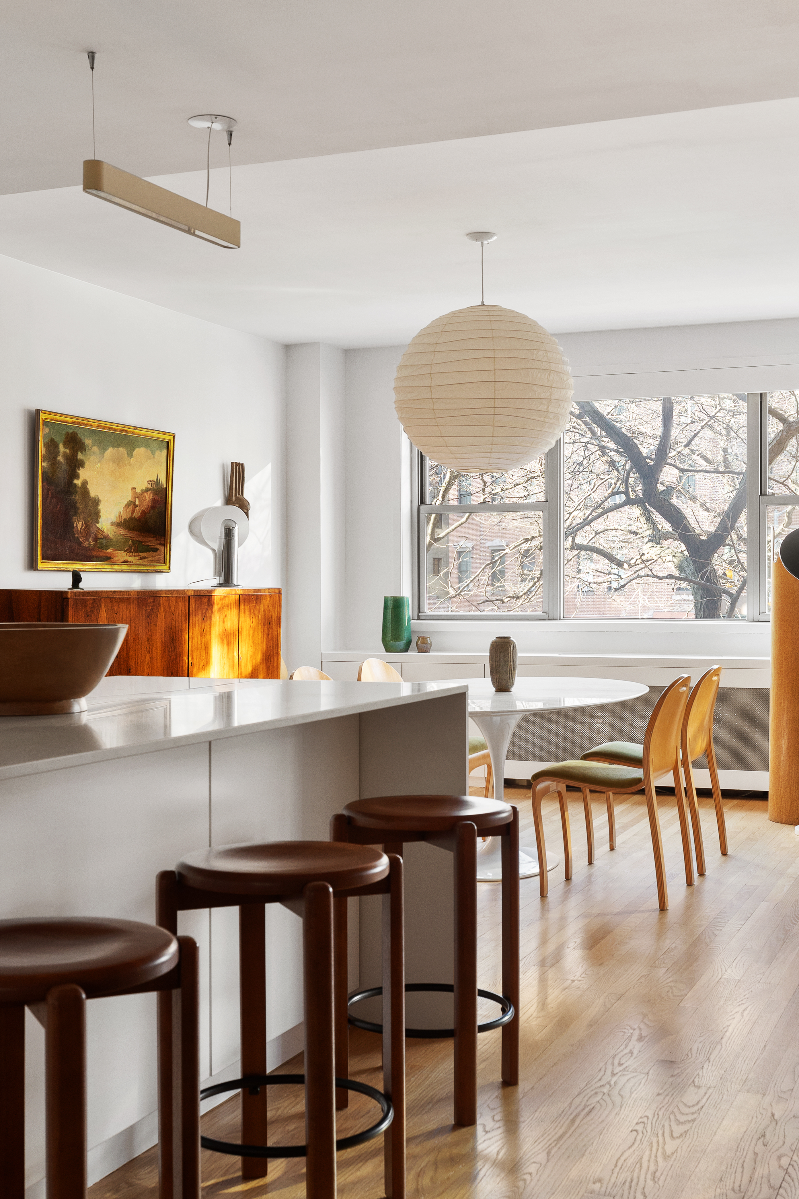 2 Horatio Street, Unit 2PR Manhattan, NY 10014 - Photo 5 of 14 a view of a dining room with furniture and chandelier