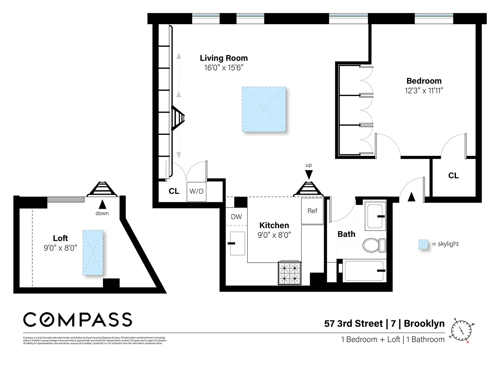 57 3rd Street, Unit 7 Brooklyn, NY 11231 - Photo 13 of 13 a black and white photo of a book