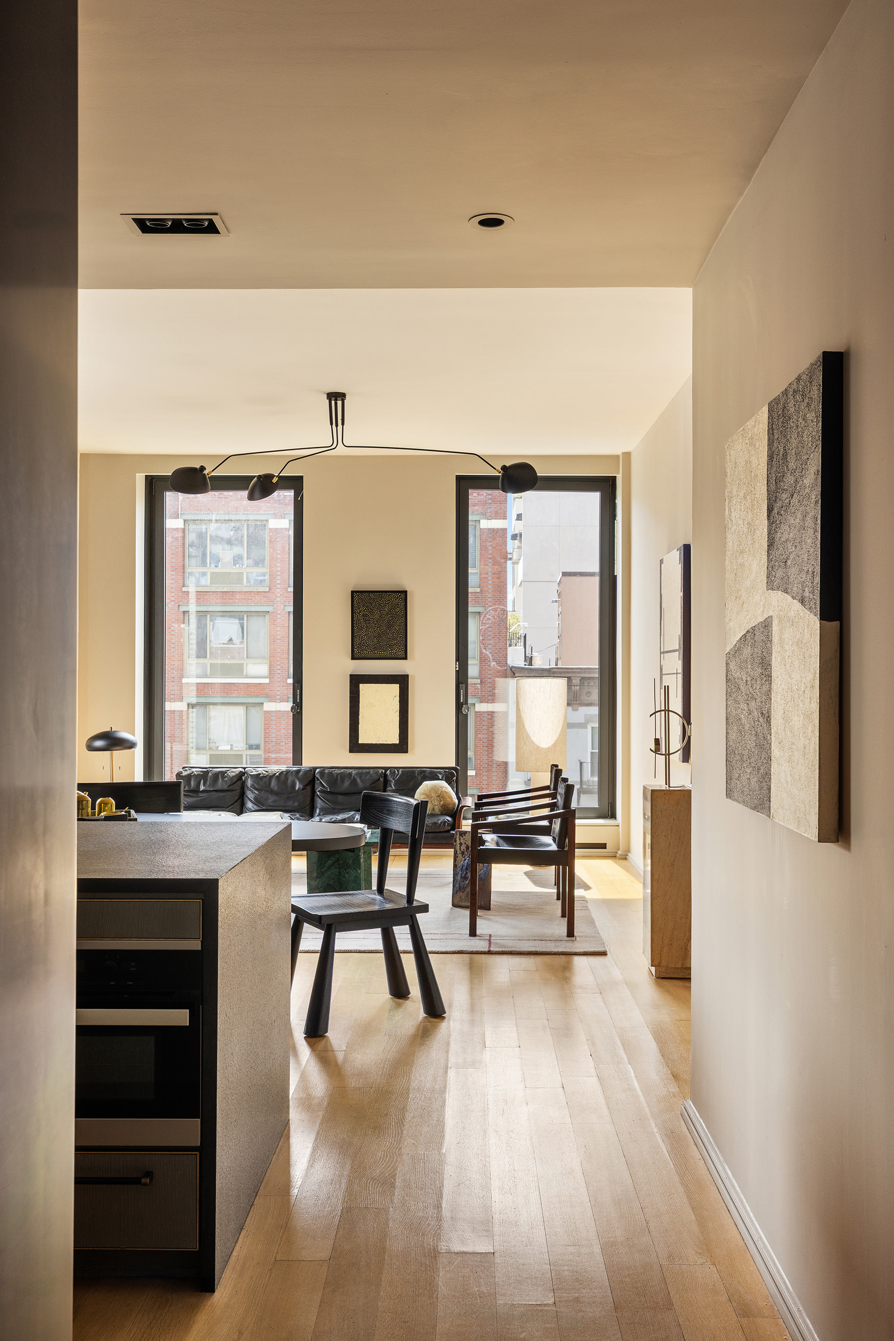 505 West 19th Street, Unit 5D Manhattan, NY 10011 - Photo 9 of 17 a view of a living room and dining room