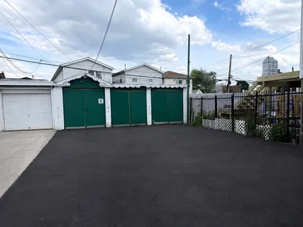 a view of a house with a street