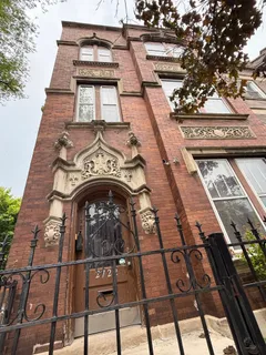 a view of a building with a window