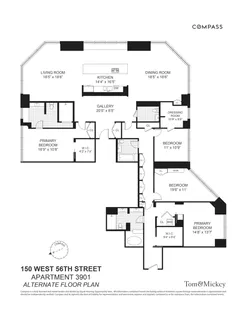 $4,995,000 | 150 West 56th Street, Unit 3901 | Theater District