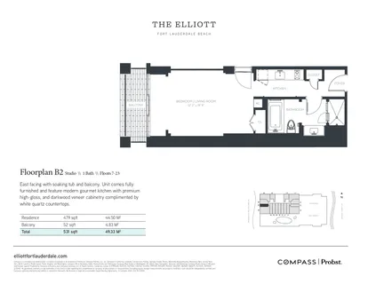 $501,900 | 551 North Fort Lauderdale Beach Boulevard, Unit R1904, Fort Lauderdale, FL 33304