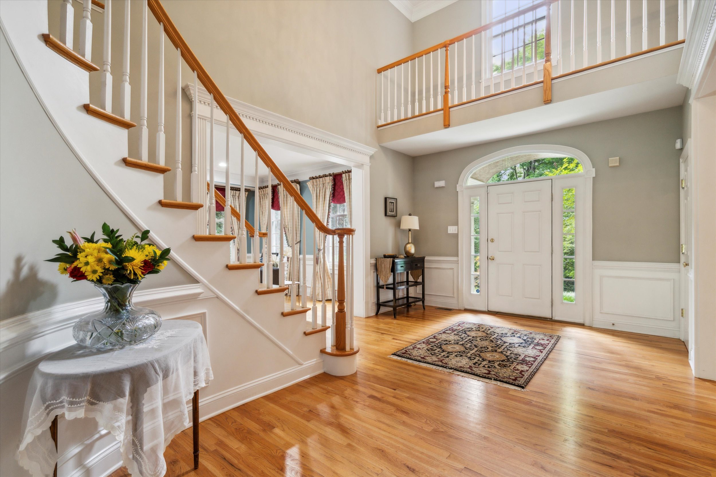 145 Biddulph Road Wayne, PA 19087 - Photo 18 of 39 a view of entryway and hall with wooden floor