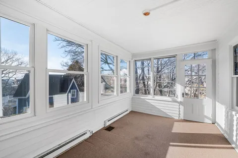 a view of an empty room with window