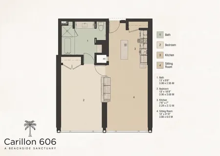 $600,000 | 6801 Collins Avenue, Unit DOOR 606, Miami Beach, FL 33141