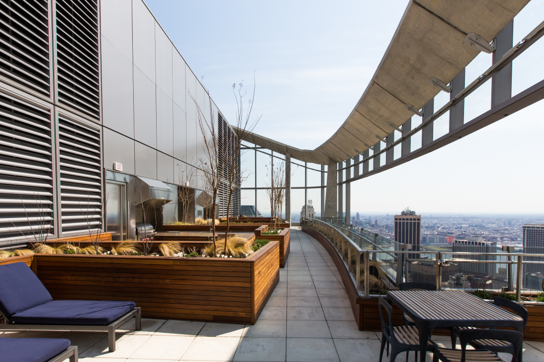 50 West Street, Unit 14B Manhattan, NY 10006 - Photo 18 of 29 a view of outdoor space with seating area
